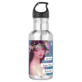 Liefde is je ware essentie | Fairy Like Angelic Waterfles (Voorkant)