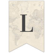 Liefde is Journey Chic Travel Vrijgezellenfeest Br Vlaggetjes (Eerste vlag)