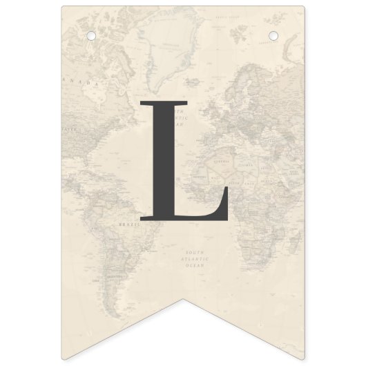 Liefde is Journey Chic Travel Vrijgezellenfeest Br Vlaggetjes (Eerste vlag)