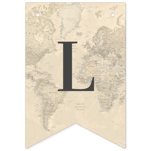 Liefde is Journey World Travel Vrijgezellenfeest B Vlaggetjes (Eerste vlag)