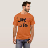 Liefde is jouw vriend t-shirt (Voorkant volledig)