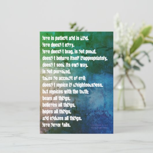 Liefde is kaart (Staand voorkant)
