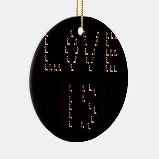 Liefde is keramisch ornament (Rechts)