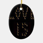 Liefde is keramisch ornament (Voorkant)