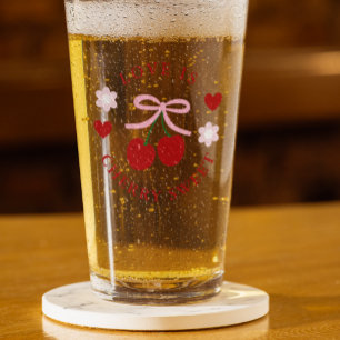 Liefde Is Kers Zoet Bruiloft Feest Glas