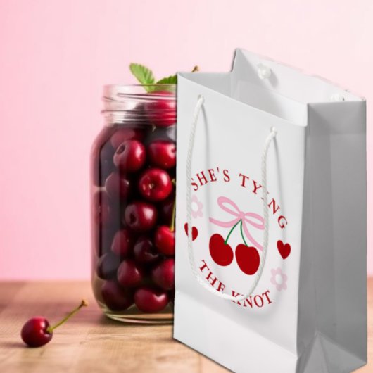 Liefde Is Kers Zoet Bruiloftsfeest Klein Cadeauzakje