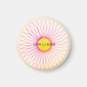 Liefde is Kind Bloem MAGNEET (Voorkant)