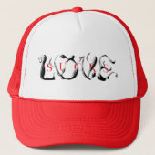 Liefde is klote trucker pet (Voorkant)