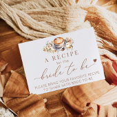 Liefde is koffie brouwen Boho een recept Informatiekaartje