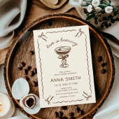 Liefde is koffie espresso Vrijgezellenfeest brouwe Kaart