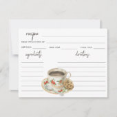 Liefde is koffie zetten bruidsfeest recept (Voorkant)