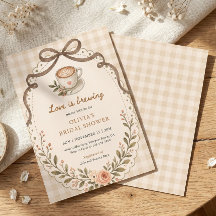 Liefde is koffie zetten Vintage bloemmotief op maa