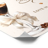 Liefde is koffiebar brouwen poster (Hoek)