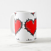 Liefde is koffiemok (Voorkant links)
