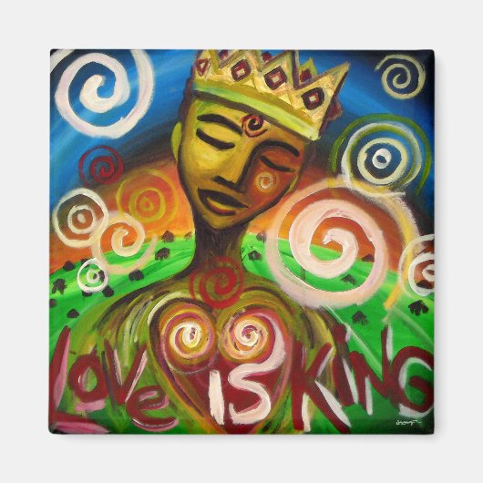 Liefde is Koningsmagneet Magneet (Voorkant)