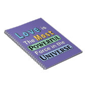 Liefde is krachtig notitieboek (Rechterzijde)