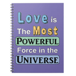 Liefde is krachtig notitieboek