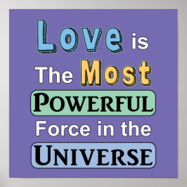 Liefde is krachtig Poster