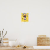 LIEFDE IS KRACHTIGER DAN HAAST KONIJN POSTER (Keuken)