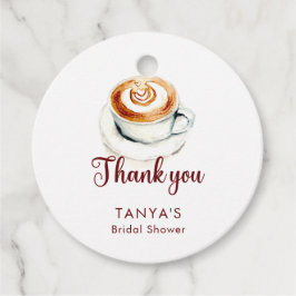Liefde is Latte Bruiloft Maaltijd Aangepast Bedankjes Labels