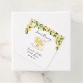 Liefde is Lemons Tea Vrijgezellenfeest brouwen Bedankjes Labels (In situ)