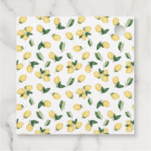 Liefde is Lemons Tea Vrijgezellenfeest brouwen Bedankjes Labels (Achterkant)