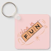 Liefde Is Leuk Sleutelhanger (Voorkant)
