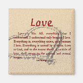 Liefde is leven magneet (Voorkant)