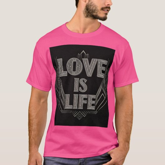 Liefde is leven t-shirt (Voorkant)