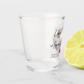 Liefde is lief Foto Favor Shot Glass Glas (Links)