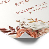 Liefde is lief gunsten Boho Vrijgezellenfeest teke Poster (Hoek)