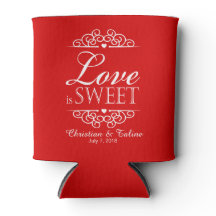 Liefde is lief huwelijk | rood