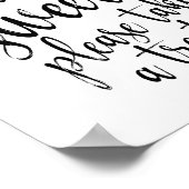 Liefde is lief, neem een mooie Rustic 8x10 Sign Poster (Hoek)