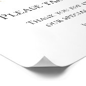 Liefde is lief, neem een Treat Favor Display Poster (Hoek)