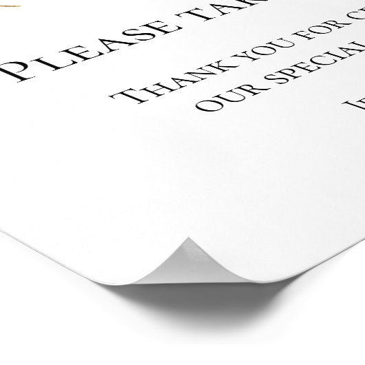 Liefde is lief, neem een Treat Favor Display Poster (Hoek)