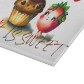 Liefde is lief plezier snijplank (Hoek)