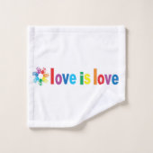 Liefde is liefde bad handdoek (Wasdoekje)