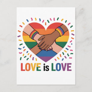 Liefde is liefde briefkaart