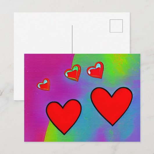 Liefde is liefde briefkaart (Voorkant / Achterkant)