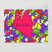 Liefde is liefde briefkaart (Voorkant)