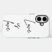 Liefde is liefde Case-Mate iPhone case (Achterkant (horizontaal))