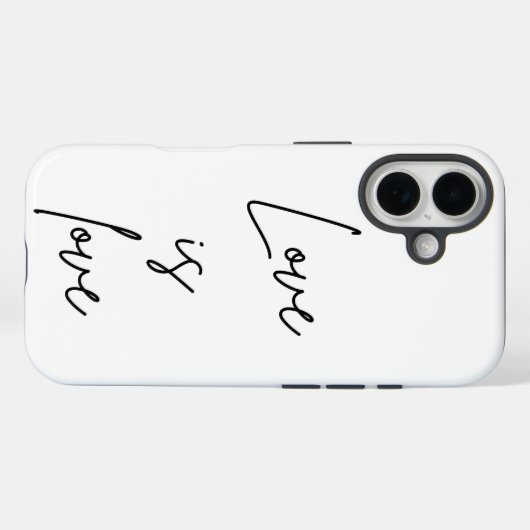 Liefde is liefde Case-Mate iPhone case (Achterkant (horizontaal))