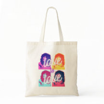 Liefde is liefde Cher LGBTQ Pride Month Canvas tas