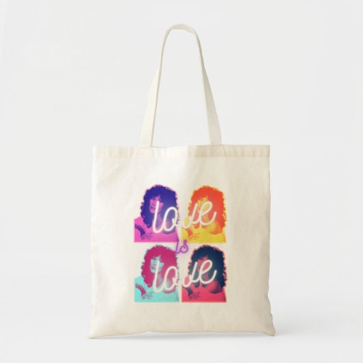 Liefde is liefde Cher LGBTQ Pride Month Canvas tas (Voorkant)