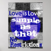 Liefde is liefde. Eenvoudig als dat...Poster Poster (Voorkant)