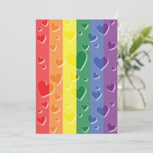 Liefde Is Liefde Feestdagenkaart (Staand voorkant)