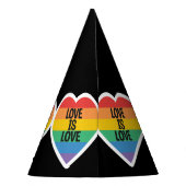 liefde is liefde gay feest feesthoedjes (Achterkant)