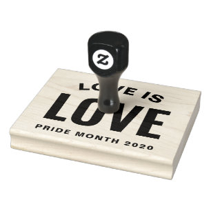 Liefde is liefde Gay Pride Custom Rubberstempel