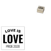 Liefde is liefde Gay Pride Custom Rubberstempel (Gestempeld)