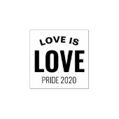 Liefde is liefde Gay Pride Custom Rubberstempel (Afrduk)